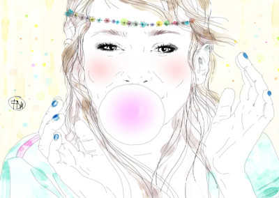 portrait-bubble-gum-francesca-di-marco-art-artist-blog-5